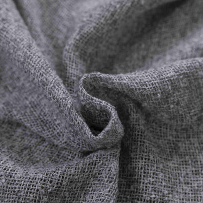 Κουρτίνα Σκίασης Χοντρό Λινό Γκρί με Κρίκο Υ275xΦ270cm A6046-11