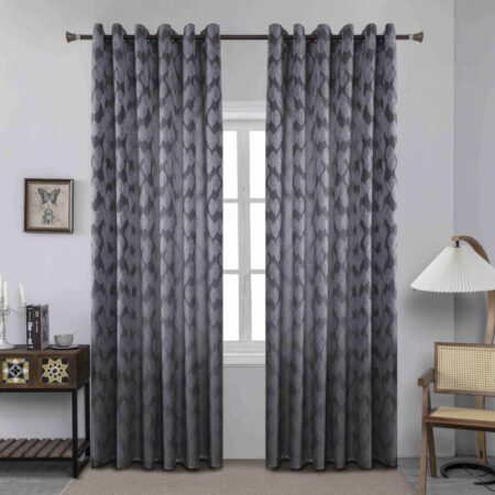 Κουρτίνα Σκίασης Γκρί Με Κρίκο Υ260xΦ280cm A6047-11