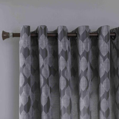 Κουρτίνα Σκίασης Γκρί Με Κρίκο Υ260xΦ280cm A6047-11