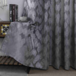 Κουρτίνα Σκίασης Γκρί Με Κρίκο Υ260xΦ280cm A6047-11