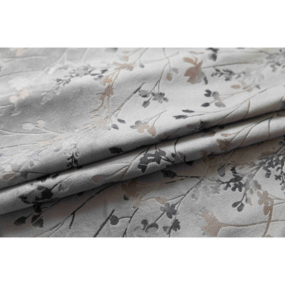 Κουρτίνα Βελούδινη Με Τρέσα (270*275) Γκρί – 6032-2