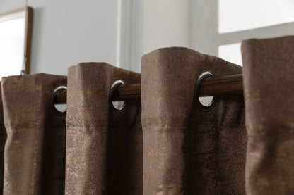 Κουρτίνα Σκίασης Καφέ με Κρίκο 270x265cm A6083-4