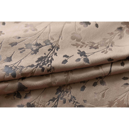 Κουρτίνα Βελούδινη Με Τρέσα (270*275) Καφέ – 6032-4