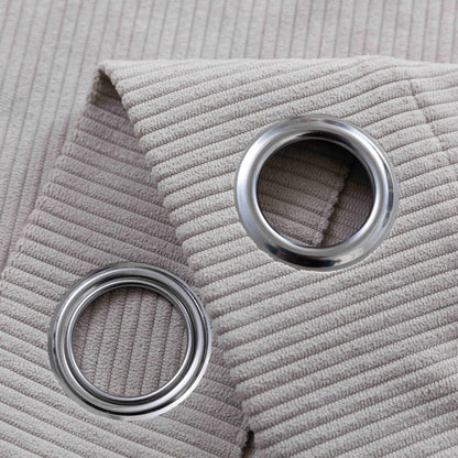 Κουρτίνα Μόκα Κοτλέ Σκίασης Υ270xΦ140cm Με Κρίκο AD6040-9