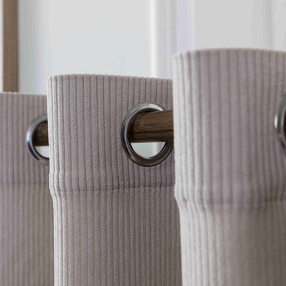 Κουρτίνα Μόκα Κοτλέ Σκίασης Υ270xΦ140cm Με Κρίκο AD6040-9