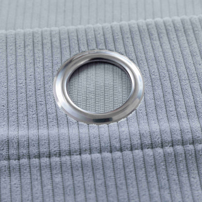 Κουρτίνα Μπλε Κοτλέ Σκίασης Υ270xΦ140cm Με Κρίκο AD6040-7