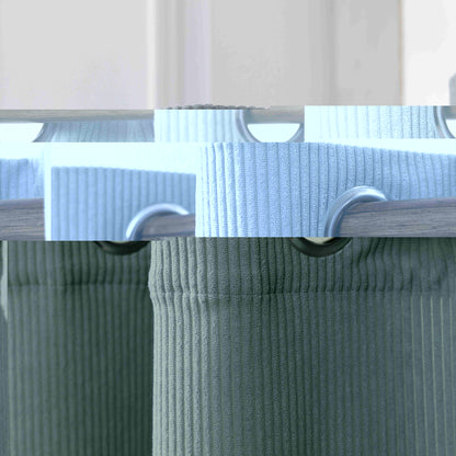 Κουρτίνα Μπλε Κοτλέ Σκίασης Υ270xΦ140cm Με Κρίκο AD6040-7