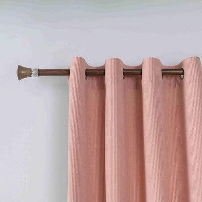 Κουρτίνα Σομόν Κοτλέ Σκίασης Υ270xΦ140cm Με Κρίκο AD6040-10