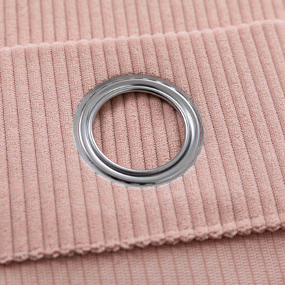 Κουρτίνα Σομόν Κοτλέ Σκίασης Υ270xΦ140cm Με Κρίκο AD6040-10