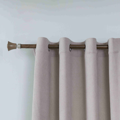 Κουρτίνα Μόκα Κοτλέ Σκίασης Υ270xΦ140cm Με Κρίκο AD6040-9