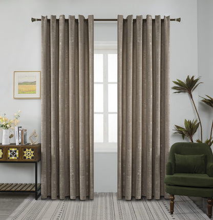 Κουρτίνα Σκίασης Μπέζ Σκούρο με Κρίκο 270x265cm A6083-9