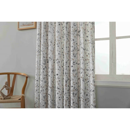 Κουρτίνα Βελούδινη Με Τρέσα (270*275) Λευκό – 6032-1