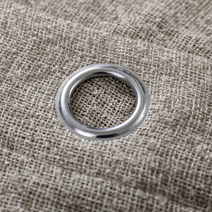 Κουρτίνα Σκίασης Χοντρό Λινό Μόκα με Κρίκο Υ275xΦ270cm A6046-4