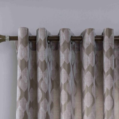 Κουρτίνα Σκίασης Μόκα Με Κρίκο Υ260xΦ280cm A6047-4