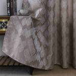 Κουρτίνα Σκίασης Μόκα Με Κρίκο Υ260xΦ280cm A6047-4