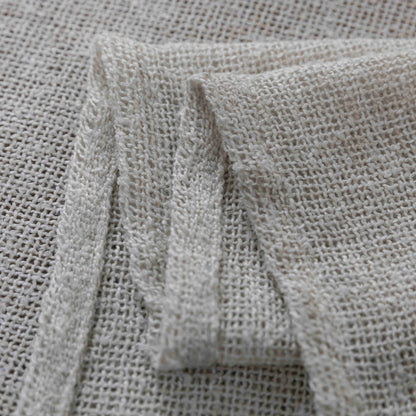 Κουρτίνα Σκίασης Χοντρό Λινό Μπέζ με Κρίκο Υ275xΦ270cm A6046-8