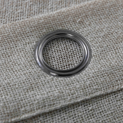 Κουρτίνα Σκίασης Χοντρό Λινό Μπέζ με Κρίκο Υ275xΦ270cm A6046-8