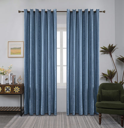 Κουρτίνα Σκίασης Μπλέ με Κρίκο 270x265cm A6083-7