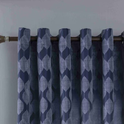 Κουρτίνα Σκίασης Μπλέ Σκούρο Με Κρίκο Υ260xΦ280cm A6047-7