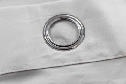 Βελούρ Σατέν Κουρτίνα Εκρού Σκίασης Με Κρίκο Υ290xΦ140cm AD6341-20