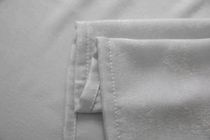 Βελούρ Σατέν Κουρτίνα Ανοιχτό Γκρί Σκίασης Με Κρίκο Υ290xΦ140cm AD6341-17