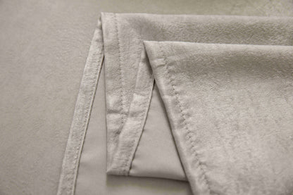 Βελούρ Σατέν Κουρτίνα Μόκα Σκίασης Με Κρίκο Υ290xΦ140cm AD6341-9