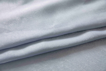 Βελούρ Σατέν Κουρτίνα Ανοιχτό Μπλέ Σκίασης Με Κρίκο Υ290xΦ140cm AD6341-15