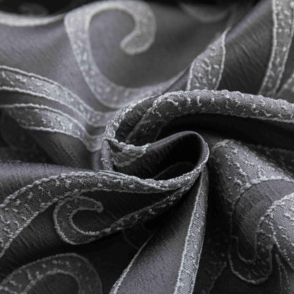 Κουρτίνα Σκίασης Ζακάρ Γκρί Με Κρίκο Υ280xΦ270cm A6045-16