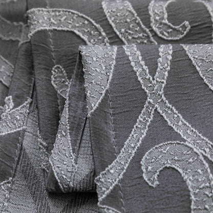 Κουρτίνα Σκίασης Ζακάρ Γκρί Με Κρίκο Υ280xΦ270cm A6045-16