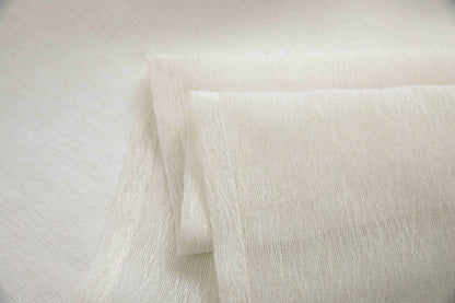 Κουρτίνα Ημιδιάφανη Εκρού Κρίκο Υ295ΧΦ270cm A6037-8