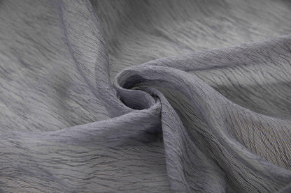 Κουρτίνα Ημιδιάφανη Γκρί Με Κρίκο Υ295ΧΦ270cm A6037-16