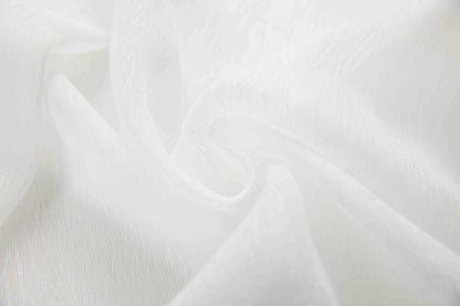 Κουρτίνα Ημιδιάφανη Λευκή Με Τρέσα Υ295ΧΦ270cm A6037-12