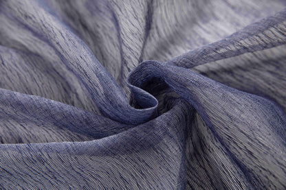 Κουρτίνα Ημιδιάφανη Μπλε Σκούρο Με Τρέσα Υ295ΧΦ270cm A6037-20