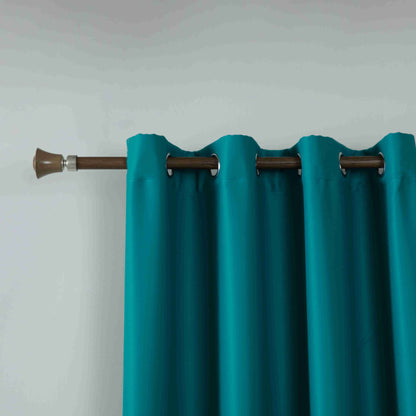 Κουρτίνα Σκίασης Πράσινη Με Κρίκο Υ265xΦ140cm AD6038-5