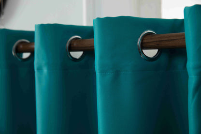 Κουρτίνα Σκίασης Πράσινη Με Κρίκο Υ265xΦ140cm AD6038-5