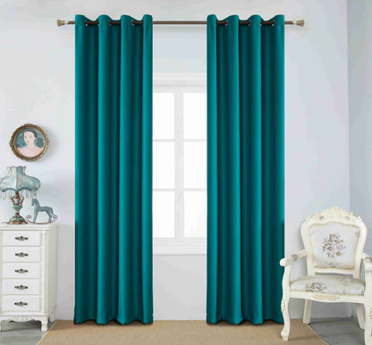 Κουρτίνα Σκίασης Πράσινη Με Κρίκο Υ265xΦ140cm AD6038-5