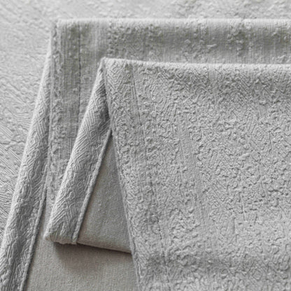 Κουρτίνα Σκίασης Ζακάρ Γκρι Με Κρίκους 270x255cm 8035-11