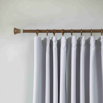 Κουρτίνα Σκίασης Λευκή Με Τρέσα Υ275xΦ270cm 6038-12