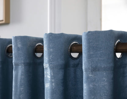 Κουρτίνα Σκίασης Μπλέ με Κρίκο 270x265cm A6083-7