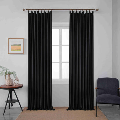 Κουρτίνα Σκίασης Μαύρη Με Τρέσα Υ275xΦ270cm 6038-18