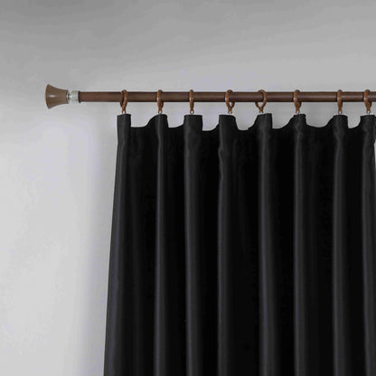 Κουρτίνα Σκίασης Μαύρη Με Τρέσα Υ275xΦ270cm 6038-18