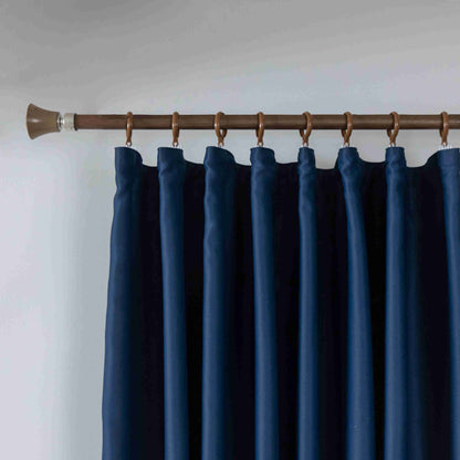 Κουρτίνα Σκίασης Μπλέ Σκούρο Με Τρέσα Υ275xΦ270cm 6038-20