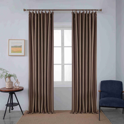 Κουρτίνα Σκίασης Καφέ Με Τρέσα Υ275xΦ270cm 6038-4