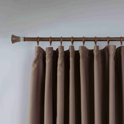 Κουρτίνα Σκίασης Καφέ Με Τρέσα Υ275xΦ270cm 6038-4